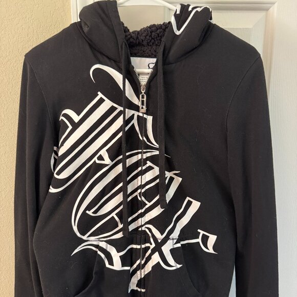 FOX Black Zip-up Jacket - Picture 1 of 5